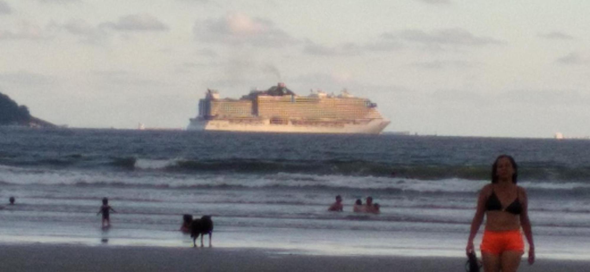 Excelente Localizacao O Mar Na Sua Frente Confira São Vicente Exterior foto